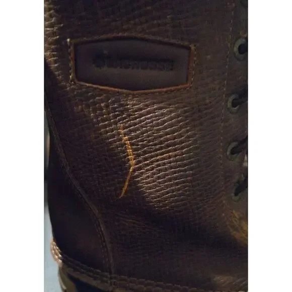 LaCrosse Men’s Duck Boots Uplander Brown Leather Rubber Waterproof Sz 8 - Picture 7 of 10